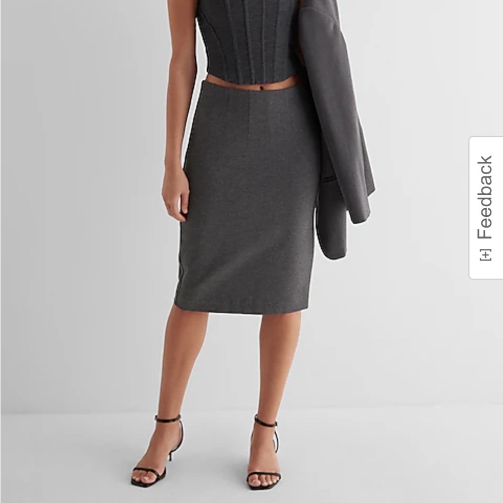 Emanuel Ungaro skirt - gray pencil skirt